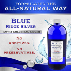 Blue Ridge Silver batch-testing seal demonstrates quality assurance.