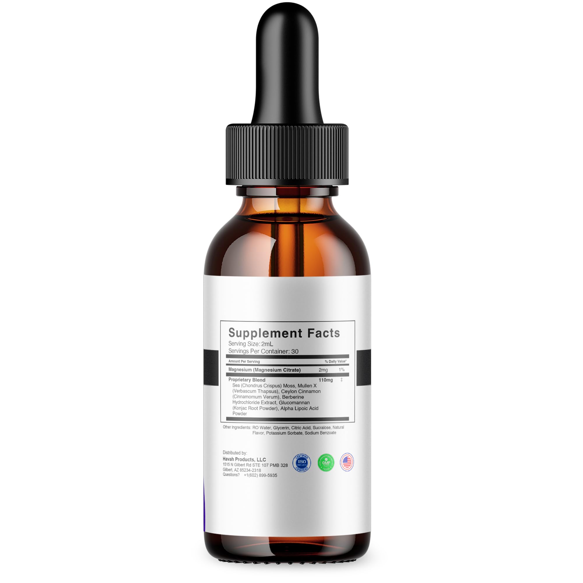 BLUE VIBE Glycopezil Drops ready-to-use packaging education for customers.