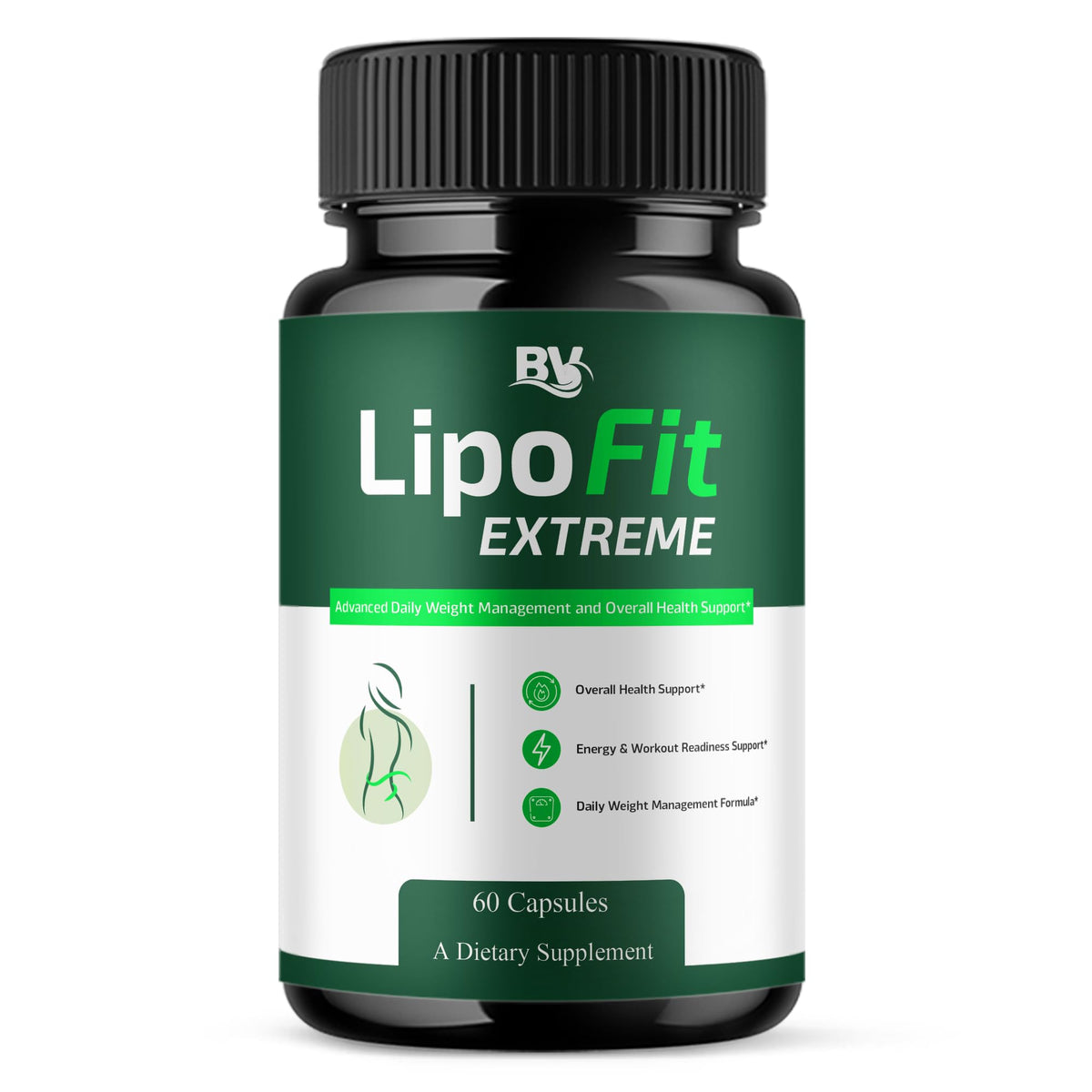 Blue Vibe Lipofit Extreme bottle front for daily wellness support.