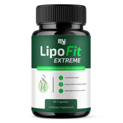 Blue Vibe Lipofit Extreme bottle front for daily wellness support.