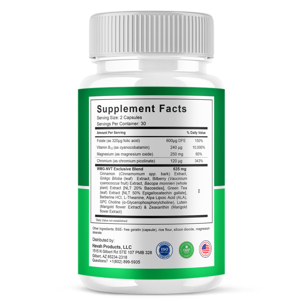 Blue Vibe Lipoless Pro all natural formula shown on a clean label.