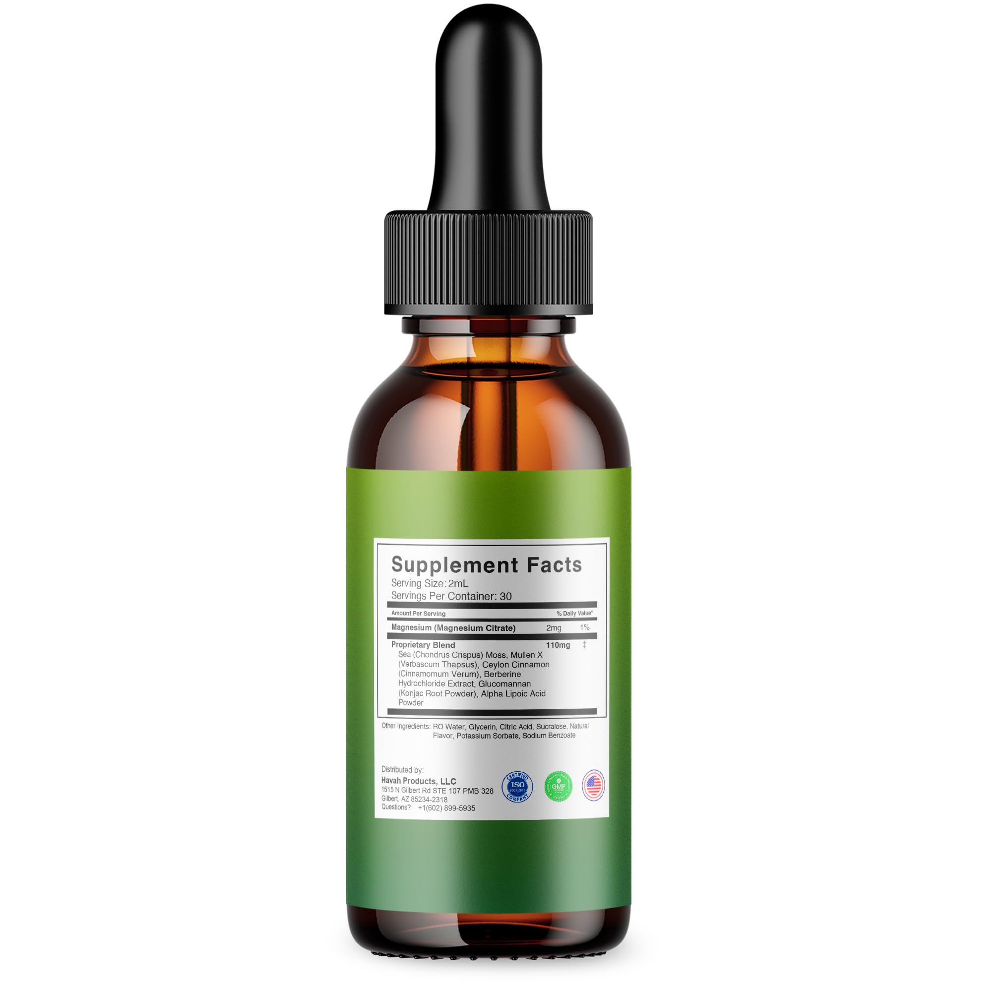 Blue Vibe TinnitusFix clear label aids quick dosage checks.