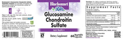 BlueBonnet Glucosamine Chondroitin sulfate capsules pack highlighting daily mobility support.