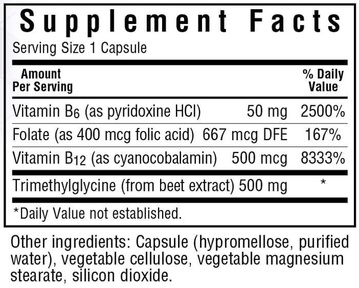 BlueBonnet Homocysteine Formula packaging displayed for convenient daily use.