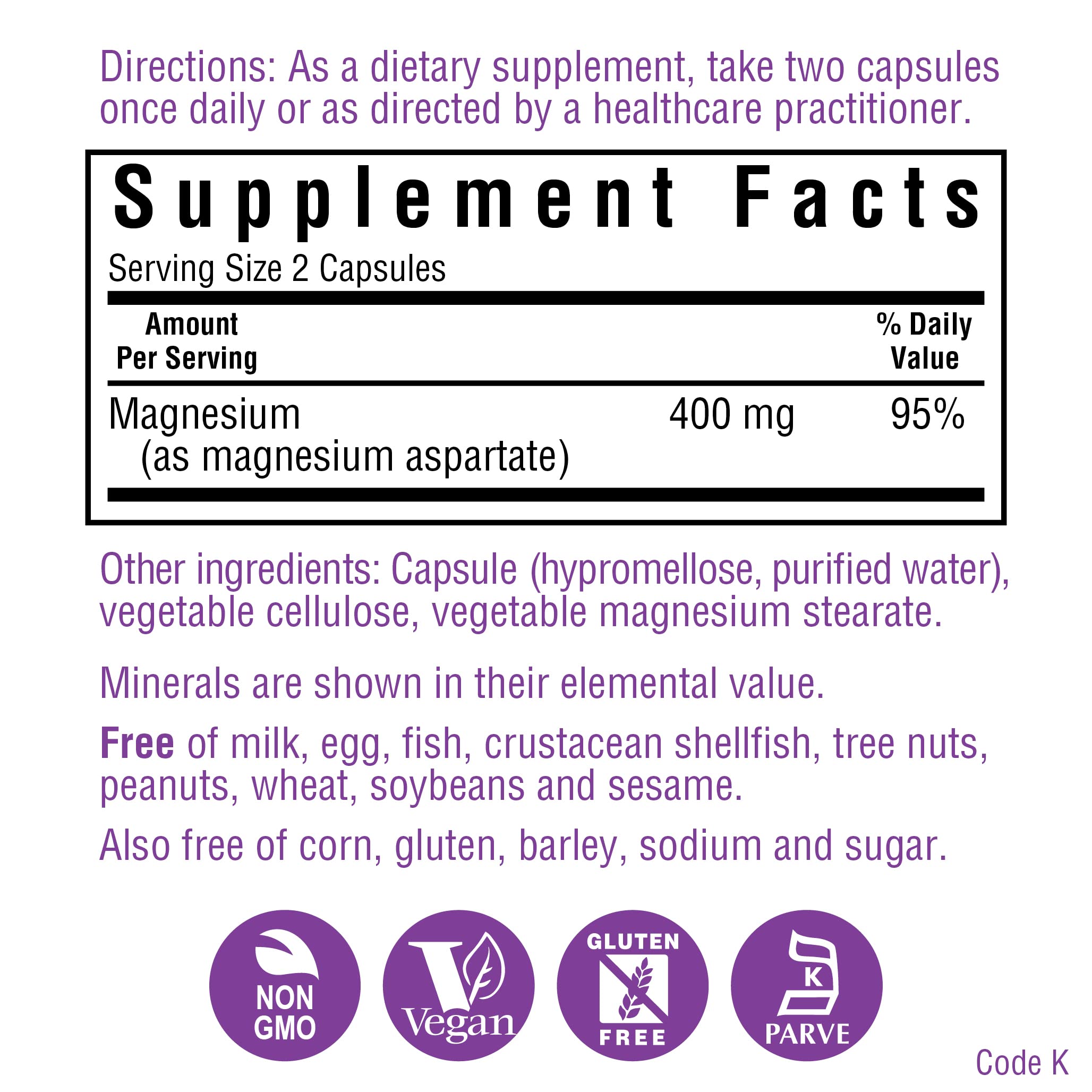 Bluebonnet magnesium capsules closeup for easy daily supplementation