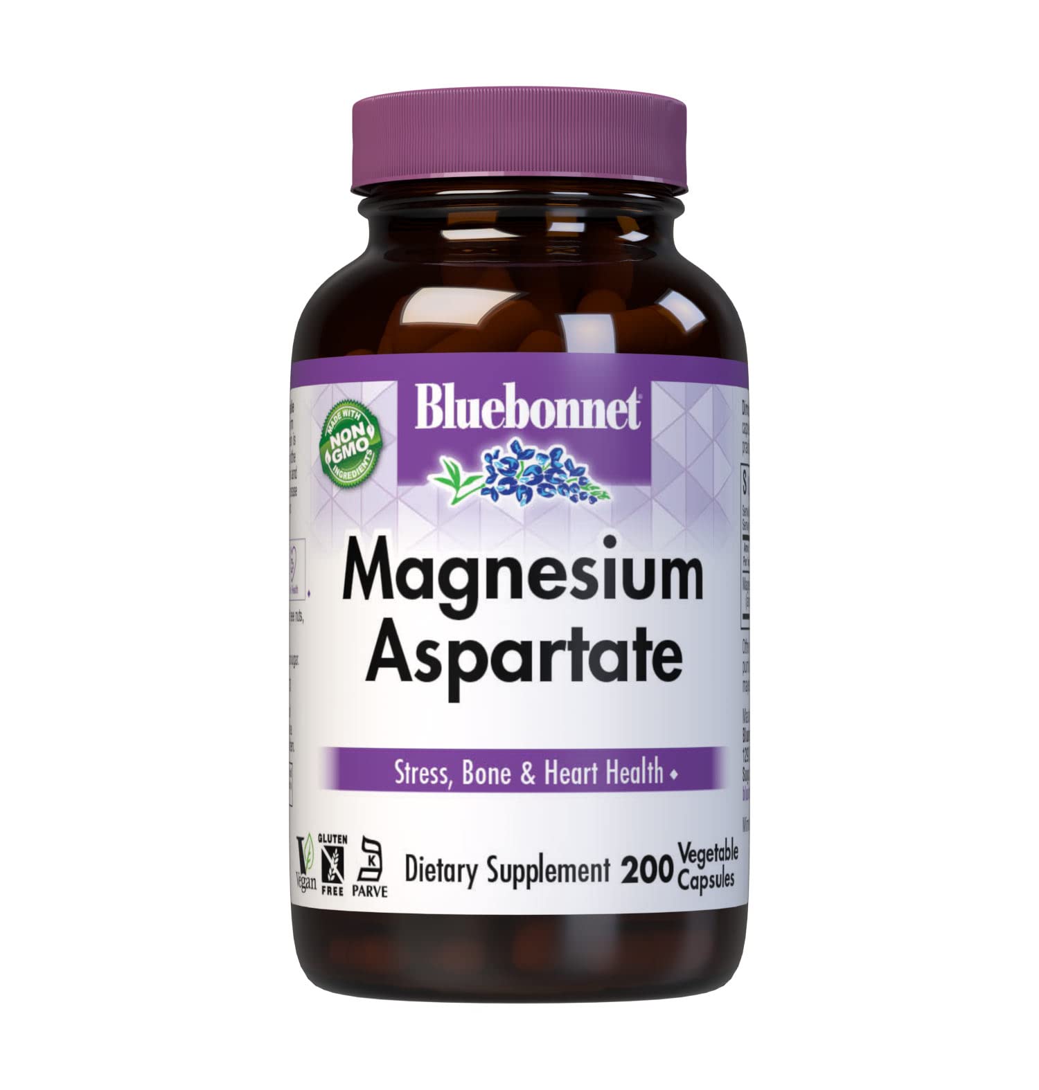 Bluebonnet Magnesium 400 mg chelated bottle supports daily calm and bone health