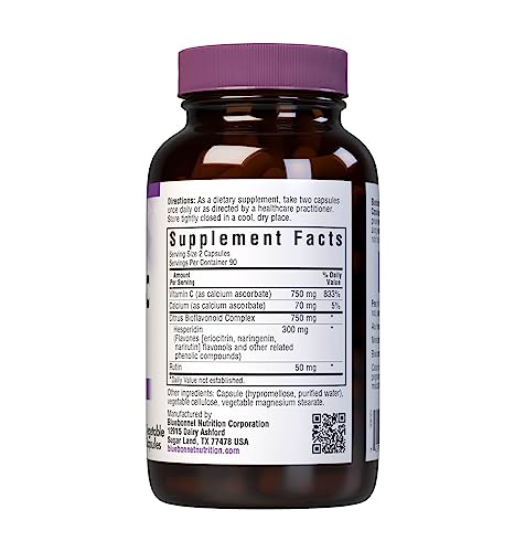 Bluebonnet Mega Bio-C capsules in hand, supports immune health as part of daily routine.