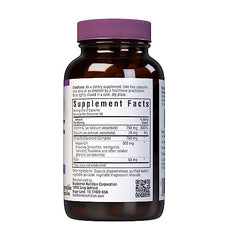 Bluebonnet Mega Bio-C capsules in hand, supports immune health as part of daily routine.