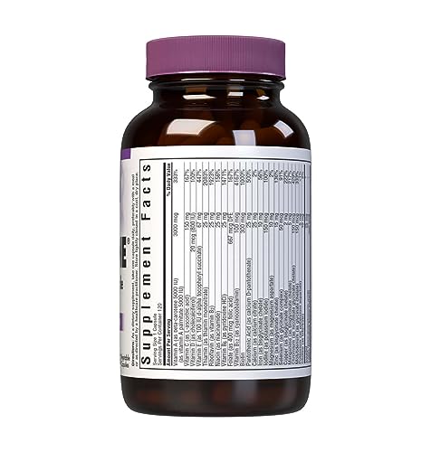 Bluebonnet Multi One with Iron capsules pouring for easy daily intake