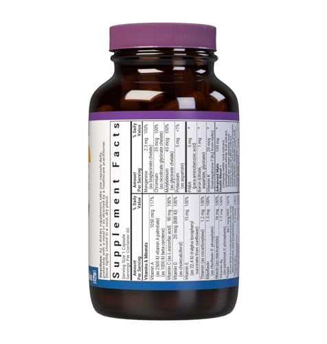 BlueBonnet One for Men nutrition label highlights coenzyme B vitamins