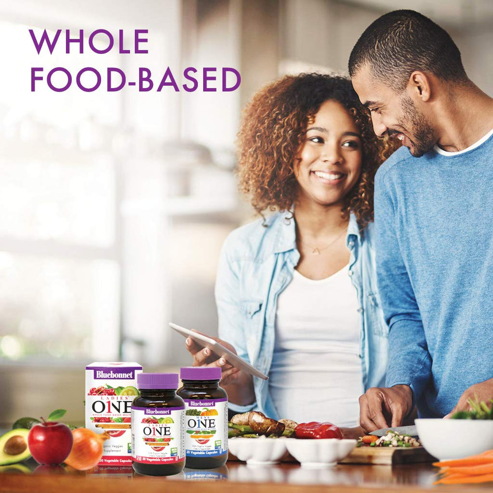 BlueBonnet Organic whole-food vegetable blend for plant-based nourishment.