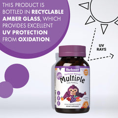 BlueBonnet Rainforest Animalz probiotic blend promotes gentle tummy comfort for kids.