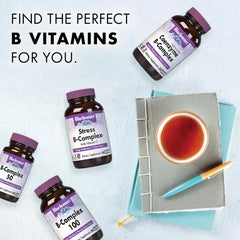 Bluebonnet Stress B-Complex serving count shows 50 servings.