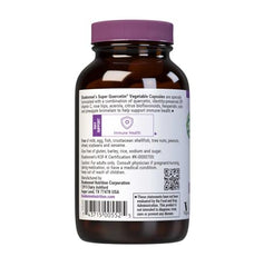 Bluebonnet Super Quercetin with rose hips ingredients supporting immune-friendly nutrition.