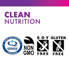 BlueBonnet ubiquinol softgel label closeup with vegan-friendly ingredient list