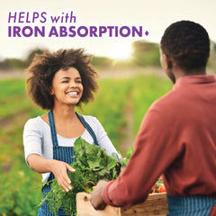 BlueBonnet Vitamin C allergen-free icon section highlights soy-free dairy-free.