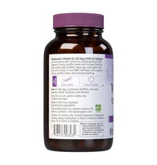 BlueBonnet Vitamin D3 label showing non-GMO and allergen-friendly formula.