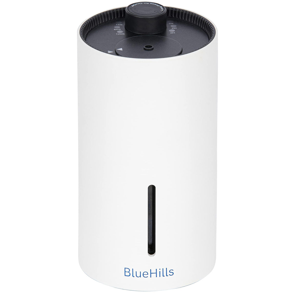 BlueHills diffuser white front view for desk use with portable aroma diffusion