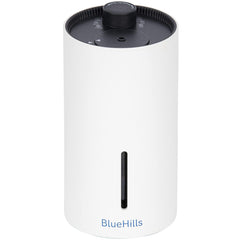 BlueHills diffuser white front view for desk use with portable aroma diffusion