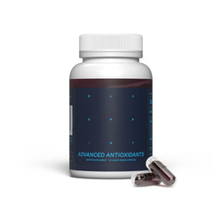 Blueprint Bryan Johnson Advanced Antioxidant softgels bottle showcasing vegan formula for daily wellness