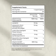 Blueprint Bryan Johnson bottle and softgels on-the-go packaging for travel and daily use