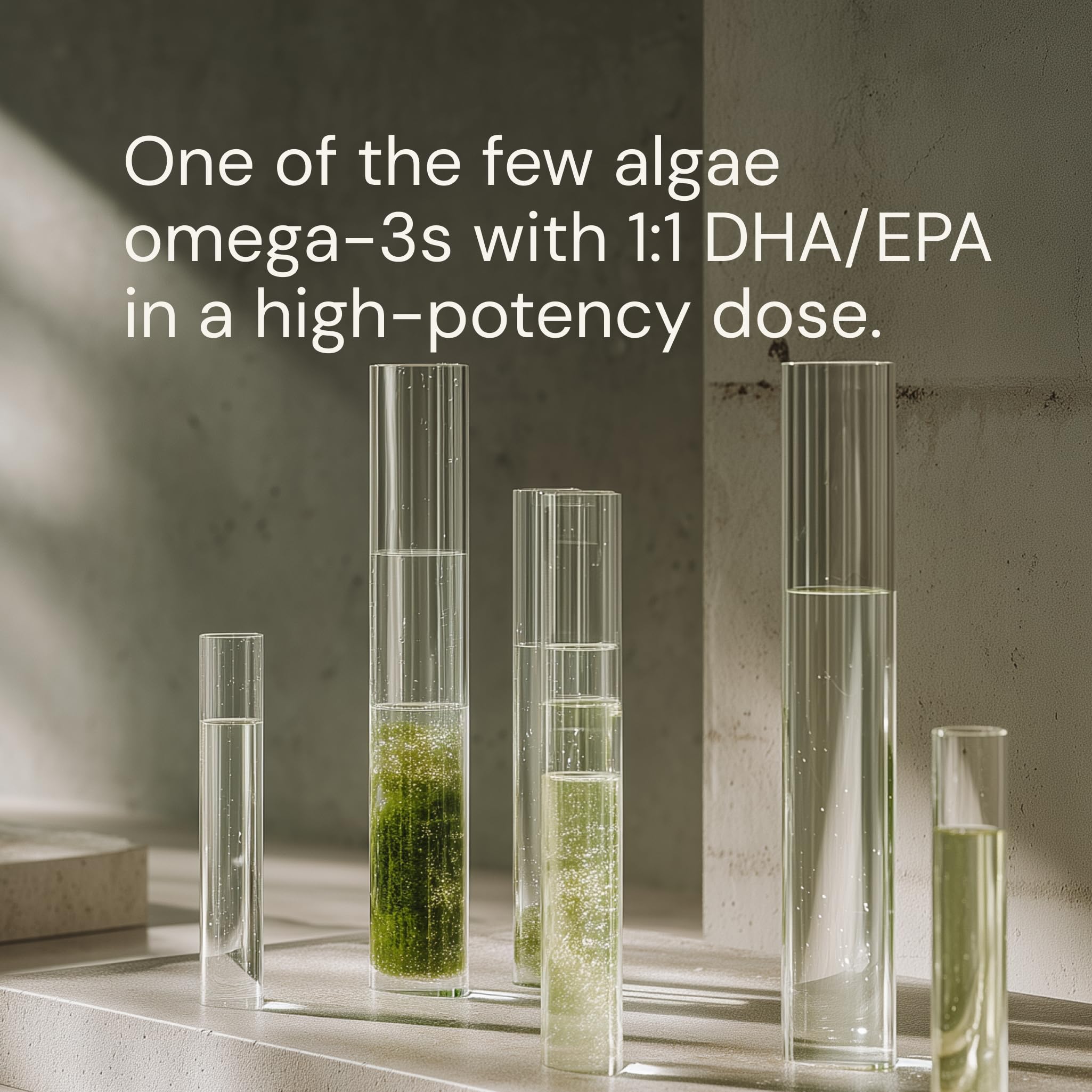 Blueprint Bryan Johnson Omega-3 packaging image communicates zero fish and sustainable sourcing