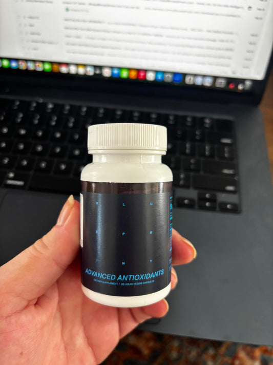 Blueprint Bryan Johnson vegan softgels closeup highlighting easy-to-swallow capsules for daily use