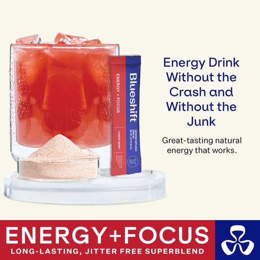 Pour-ready Blueshift packet for on the go focus