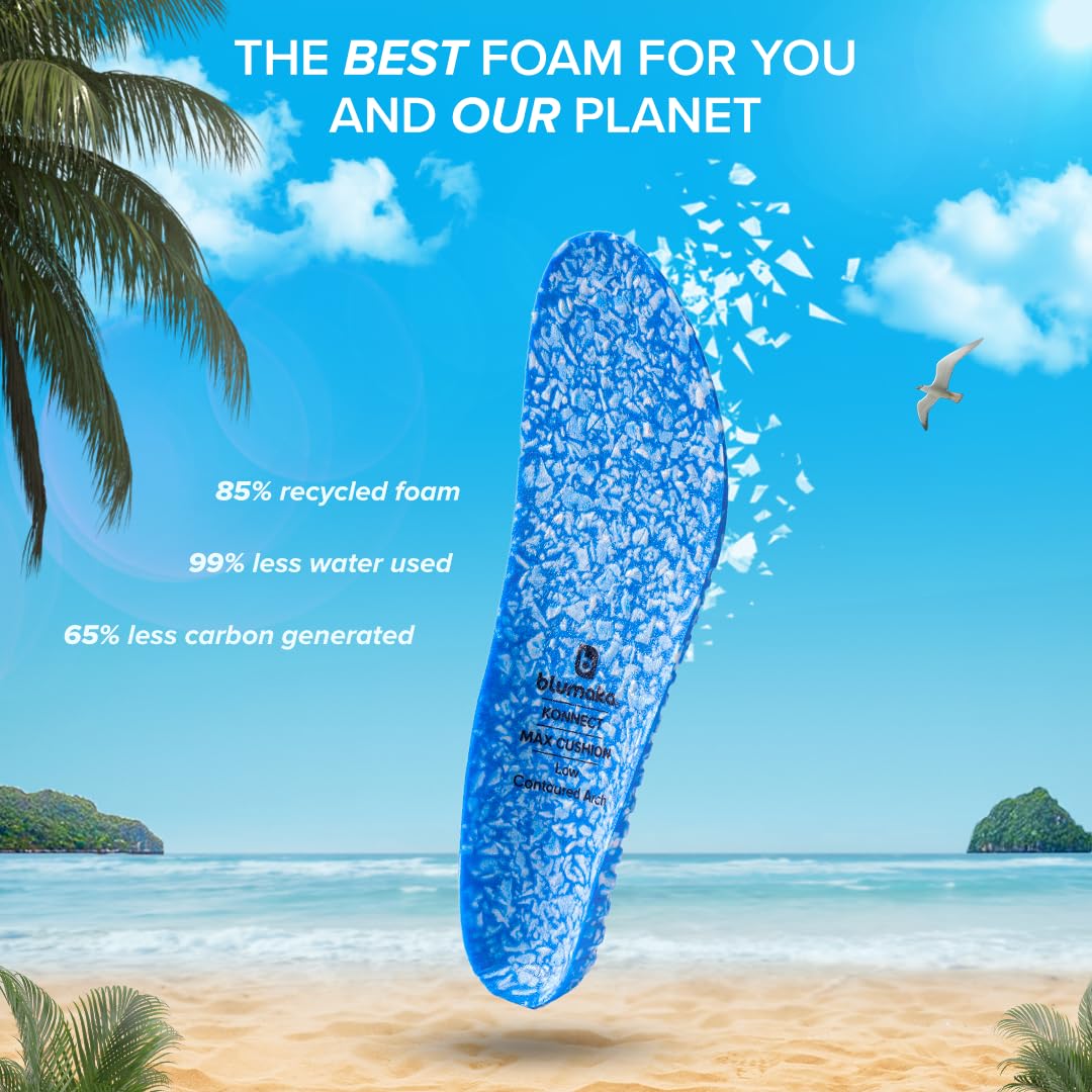 Athlete-testing scene suggests performance potential with Blumaka insoles.