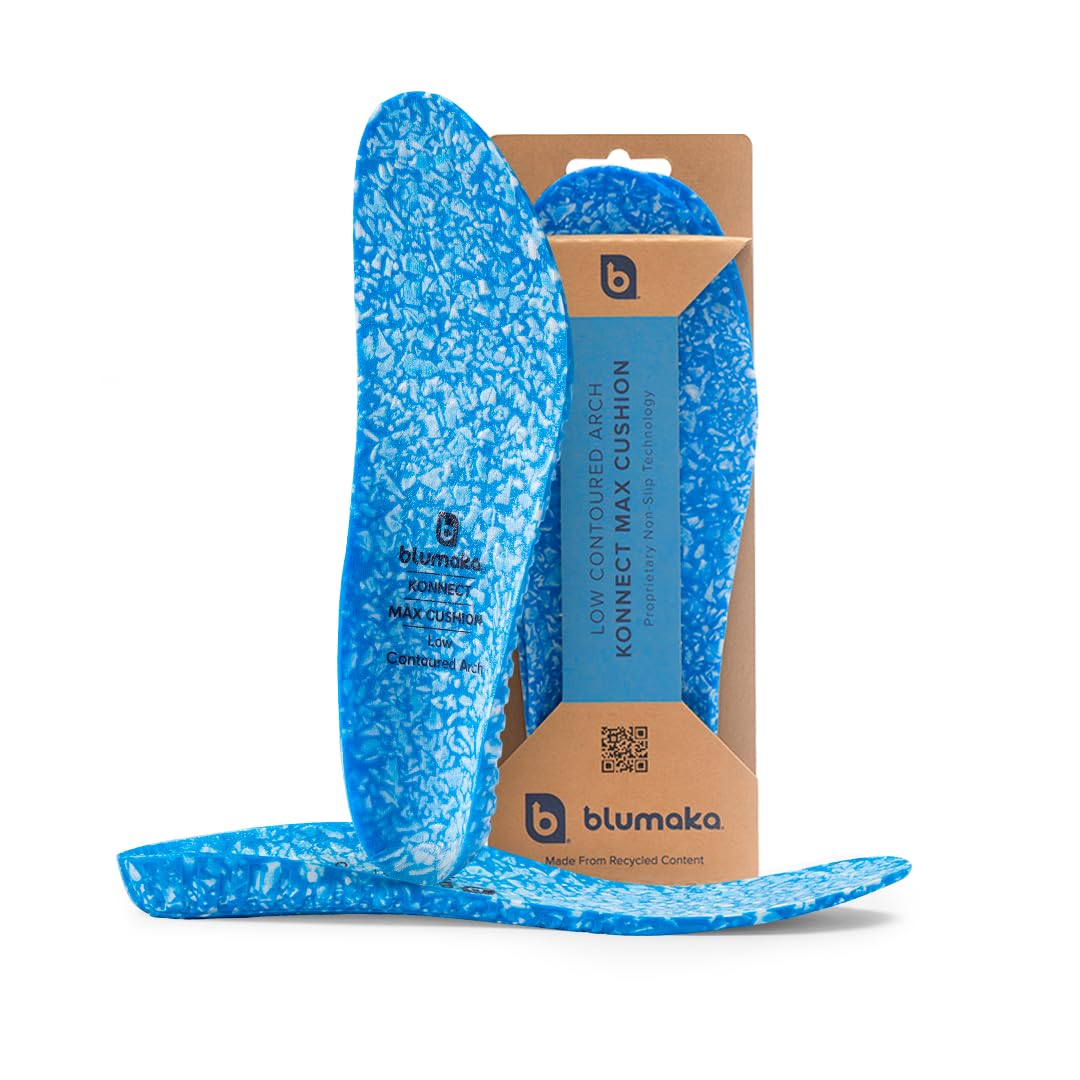 Blumaka Nonslip Athletic Insoles with FoamLock top cover for secure grip during sprints.