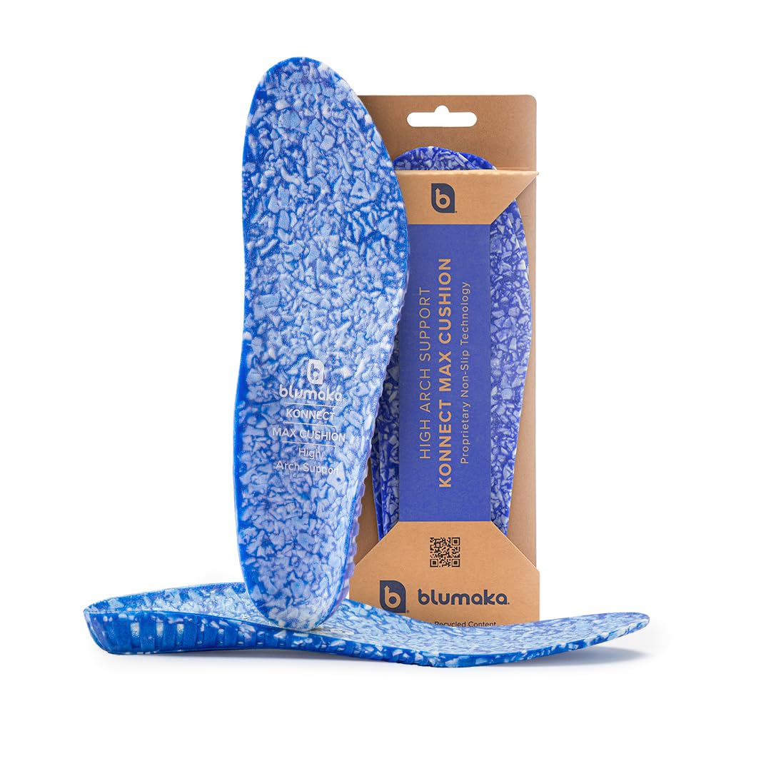 Blumaka Nonslip insoles with FoamLock top cover for secure footing during explosive moves.