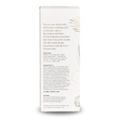 Blumenes Body Renewal creamy texture on leg skin feels soft.