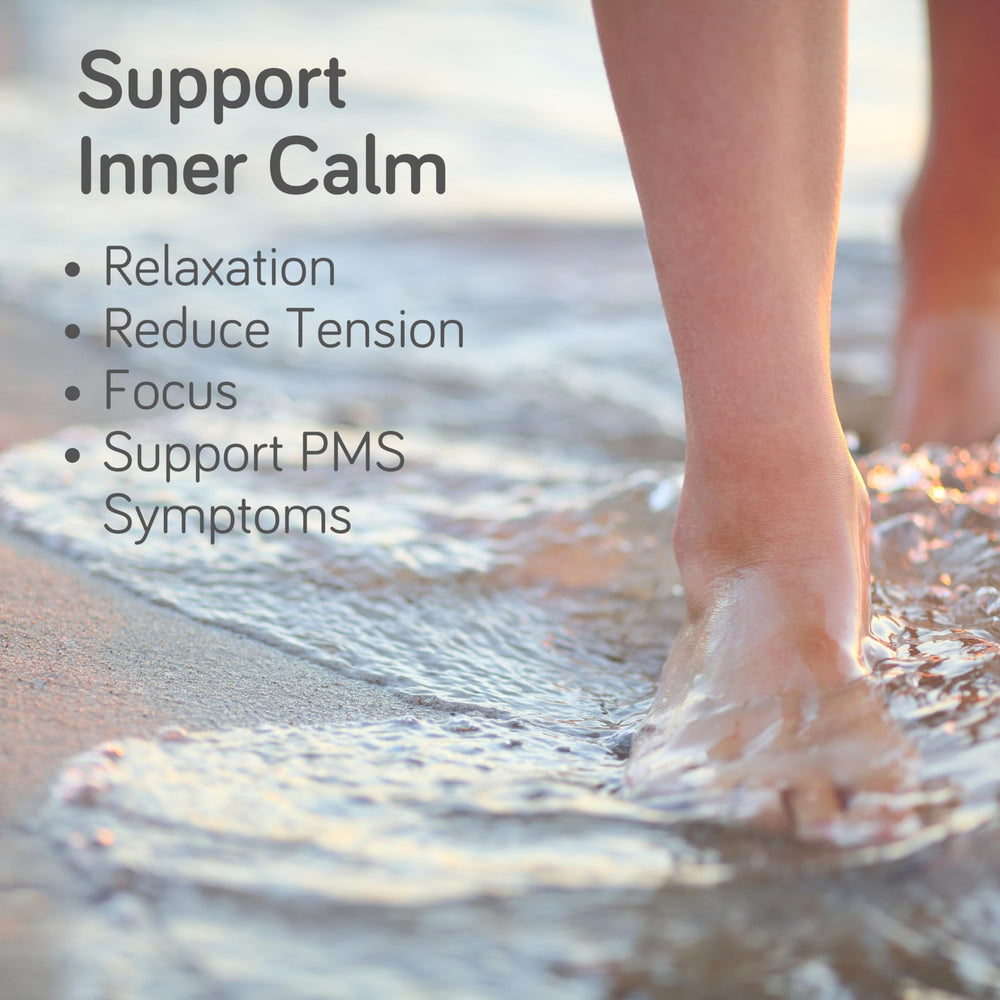 BLYSS 5HTP Plus GABA capsules designed for women's daily mood support.