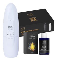 B.N.D TOP Lux Diffuser in blue ocean for silent home and office aromatherapy.