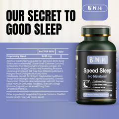 BNH 15-herb blend illustration highlights holistic sleep support.