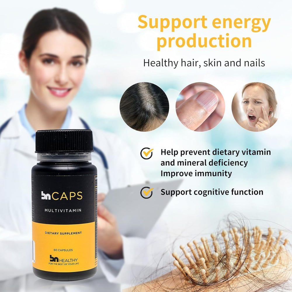 Two-bottle BNHealthy BN Caps package for a 120-day supply.