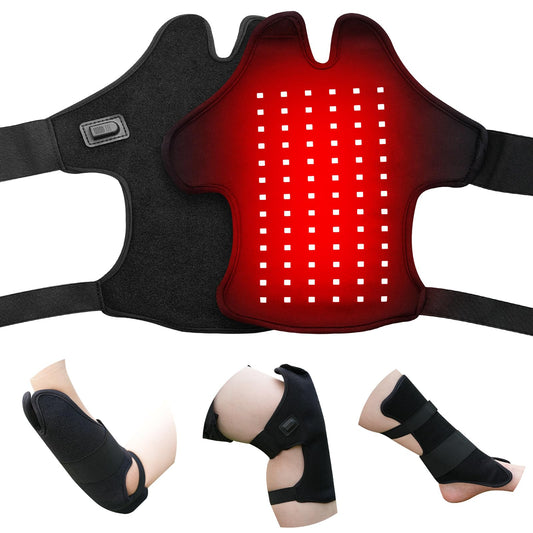 Bnlei red light therapy belt on neck delivers targeted relief and comfort.