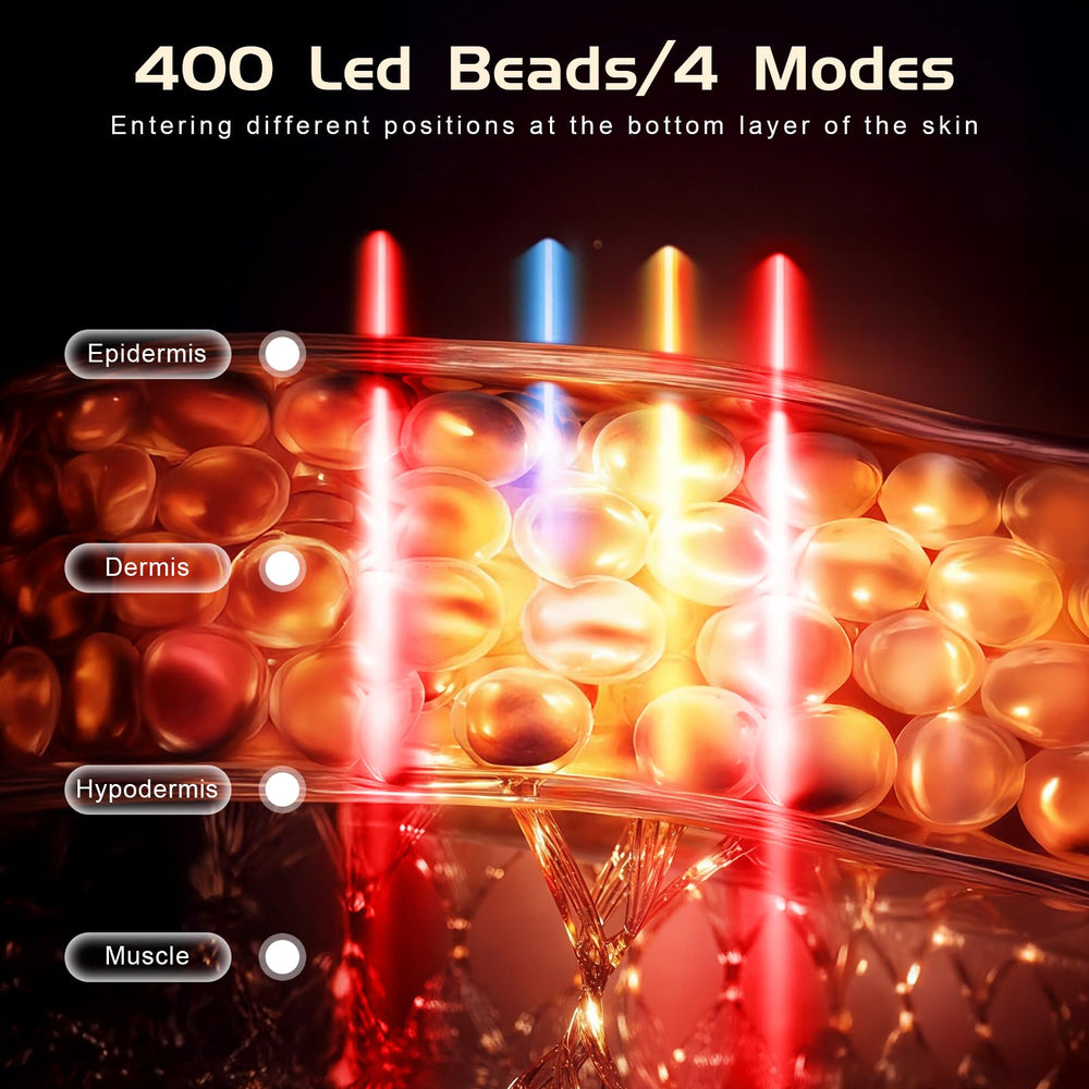 BNU red-light mode illustration for collagen-like skin support