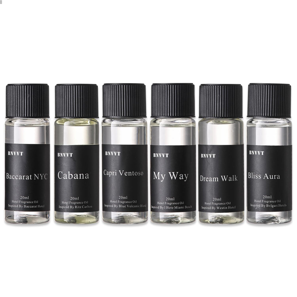 BNVVT Hotel Collection six-bottle gift set enhances refined home fragrance