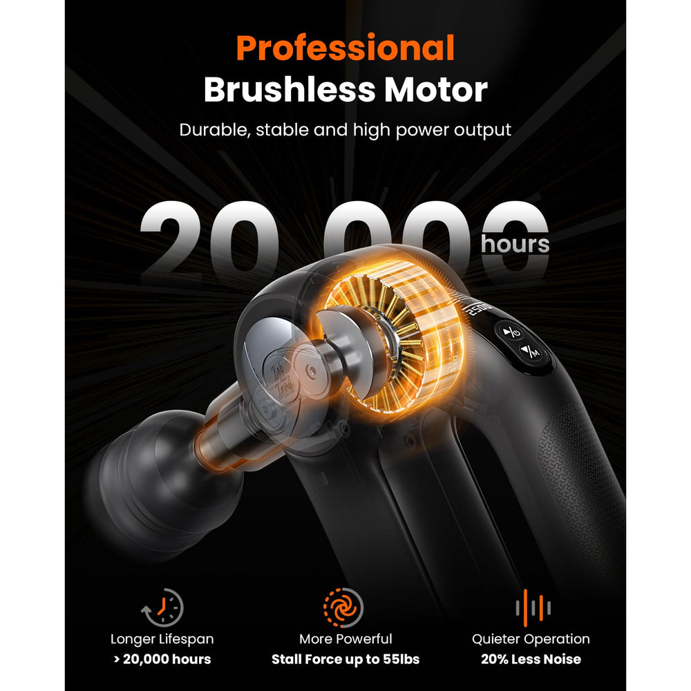BOB AND BRAD D5 Pro Plus up to 4 hours of battery life with USB-C charging.