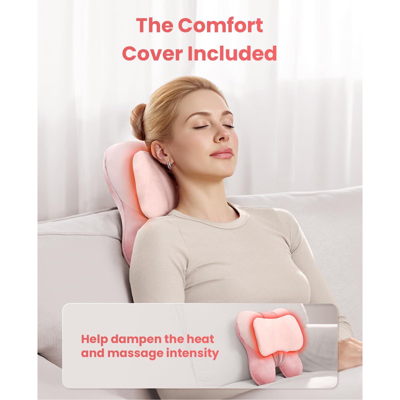 BOB AND BRAD ergonomic curvature supports neck and spine during use.