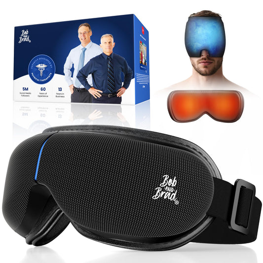 BOB AND BRAD EyeOasis 3 Elite massager in action easing eye tension.