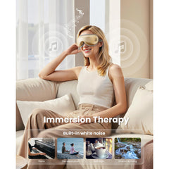 EyeOasis 3 massager controls for adjustable heat and pressure.
