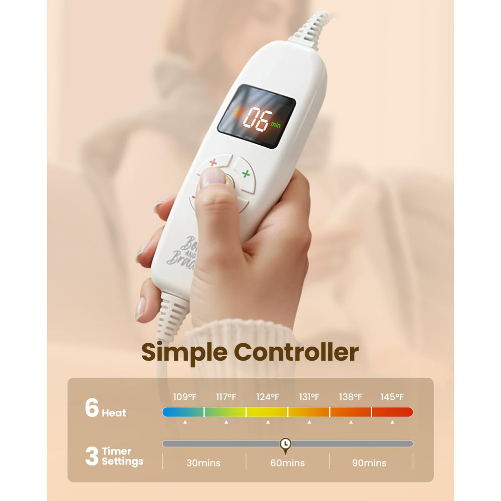 Bob and Brad machine-washable design for easy care.