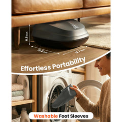 BOB AND BRAD massager fits up to US size 12 for inclusive use.