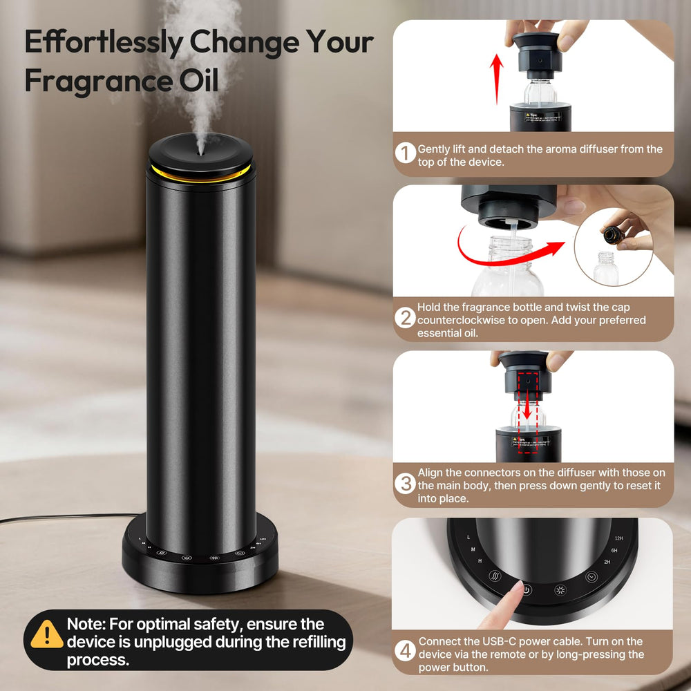 BOCT essential oil trial pack highlights fragrance options.