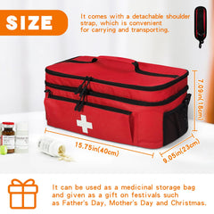 Boczif first aid kit bag inner pocket that keeps items visible