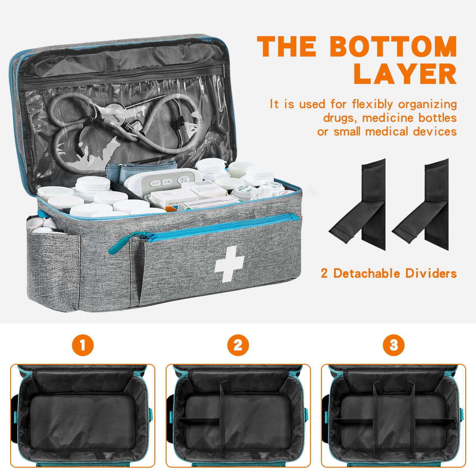 Boczif bag organized compartments for quick access to tools