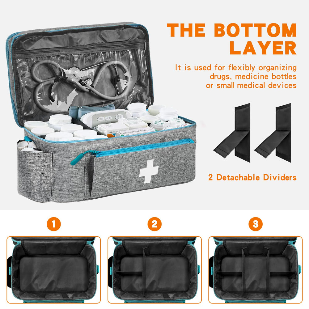 Boczif bag organized compartments for quick access to tools