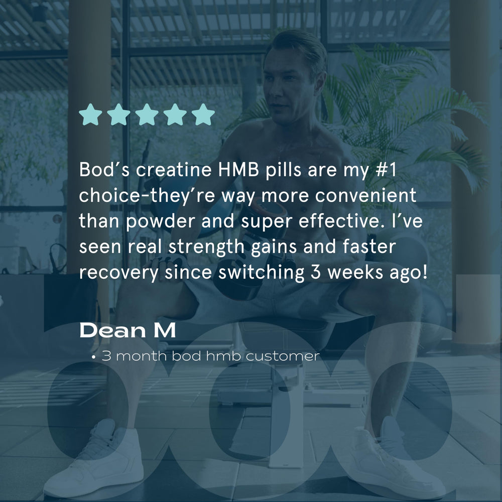 BOD Creatine HCL capsules ingredient label emphasizing single-ingredient formula.